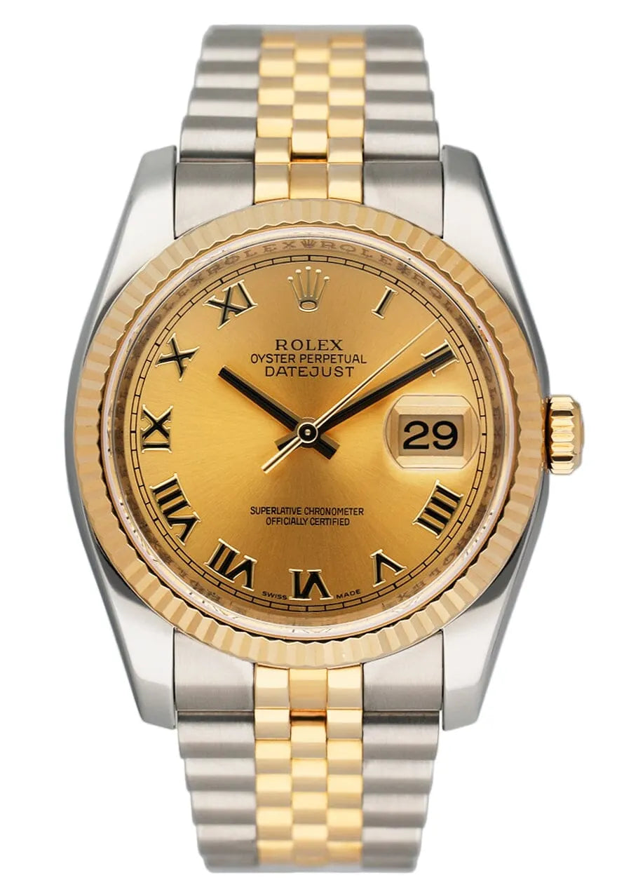 Rolex Gold Roman Numeral Dial