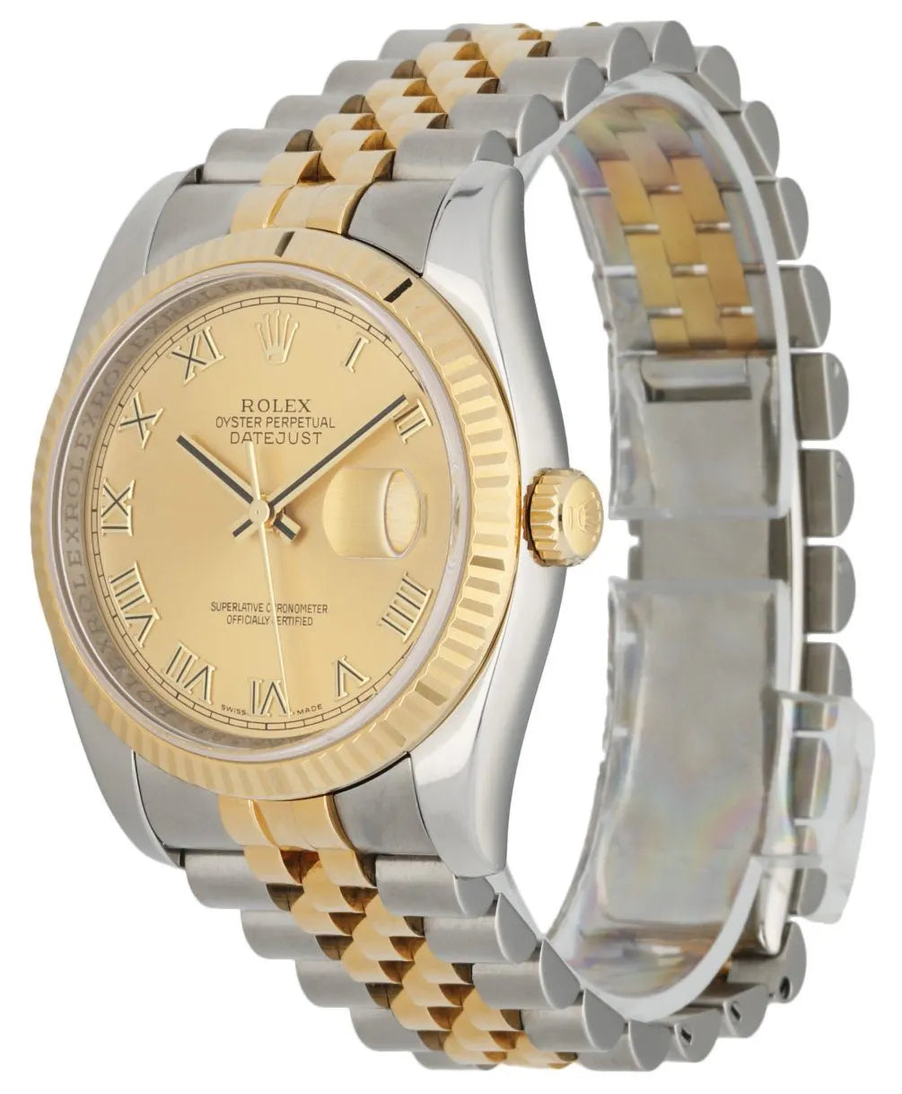 Rolex Gold Roman Numeral Dial - Hình 9