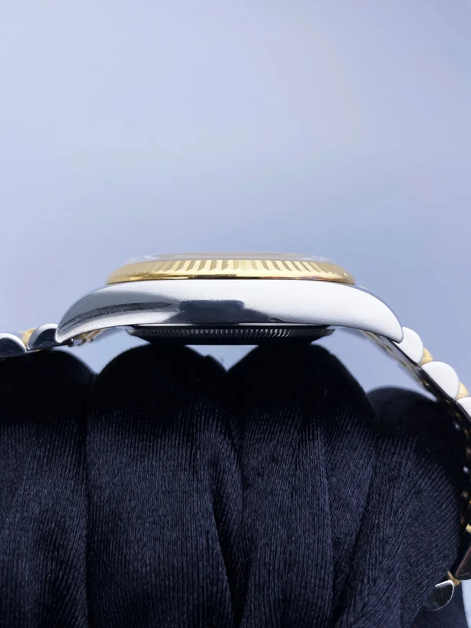 datejust Rolex Two-Tone Black Diamond - Hình 5