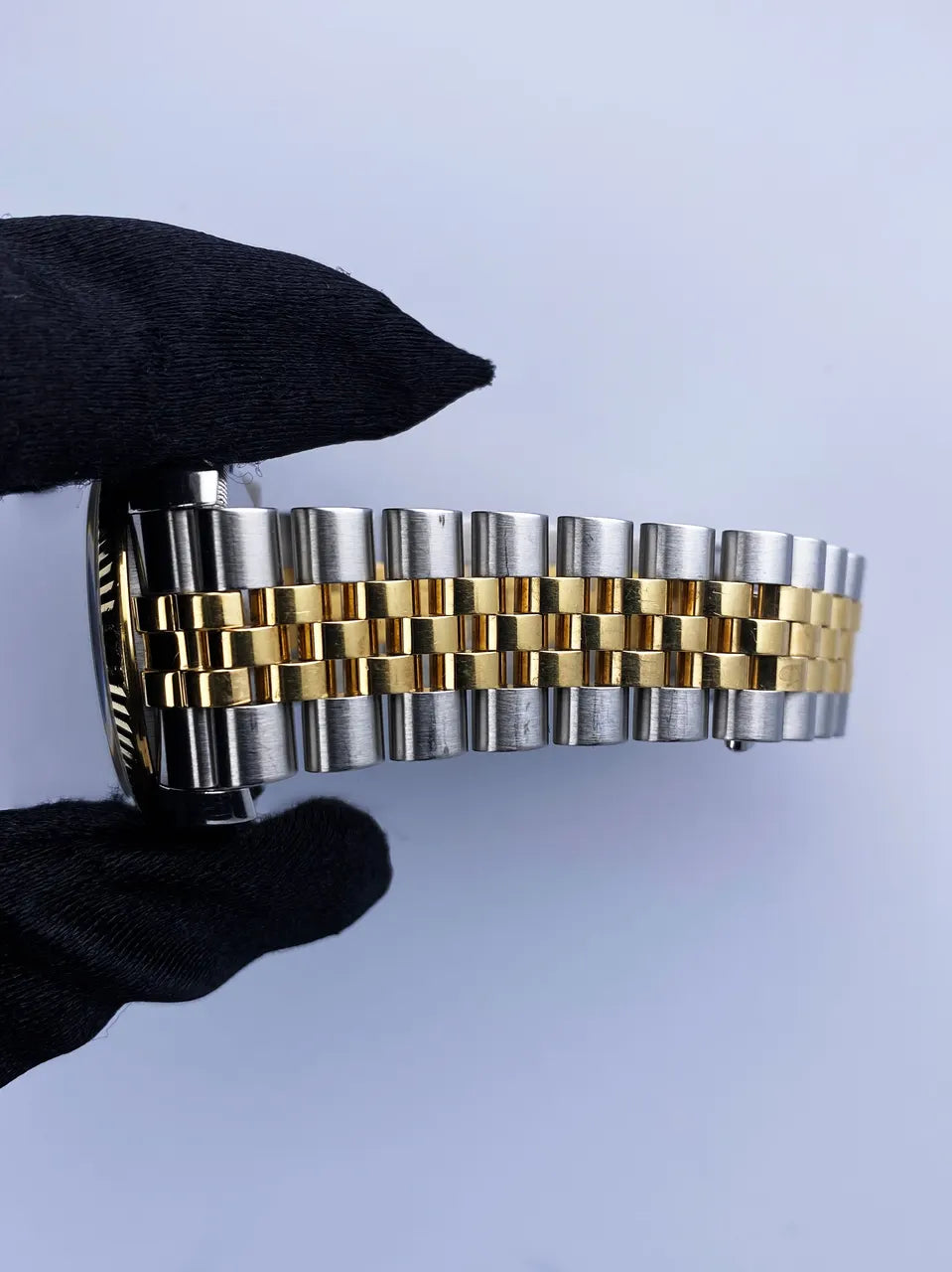 datejust Rolex Two-Tone Black Diamond - Hình 8