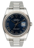 rolex roman Datejust Blue Dial Steel