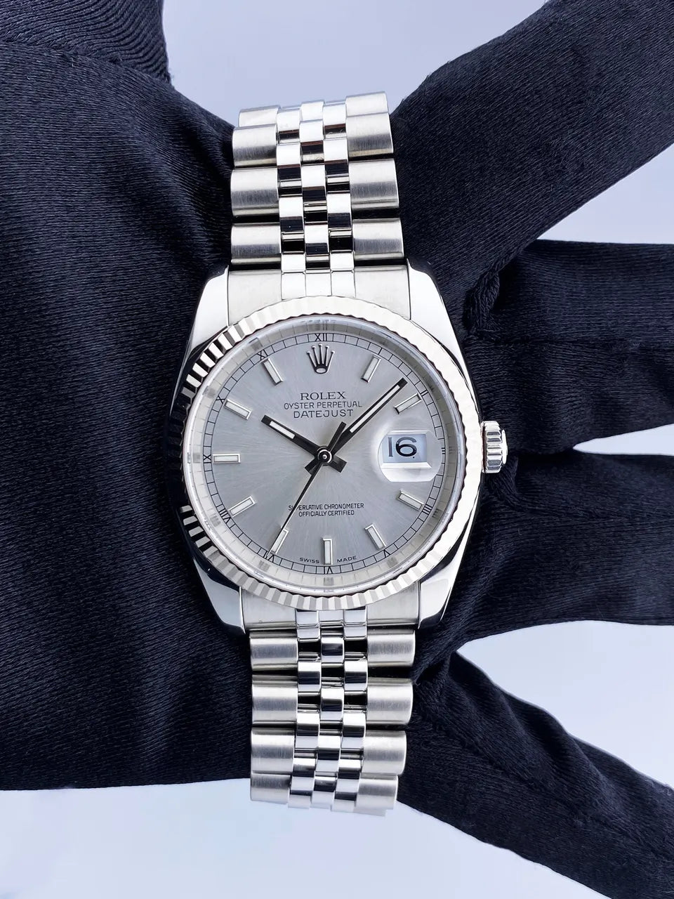 Rolex Steel Silver Datejust - Hình 2