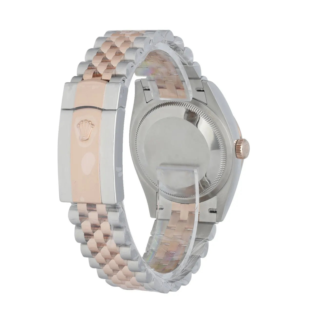 datejust Rolex Rhodium Dial Rose Gold - Hình 4