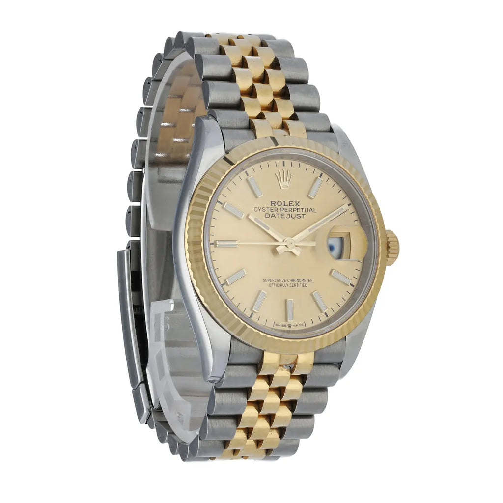 Two-Tone Gold Champagne Datejust - Hình 4