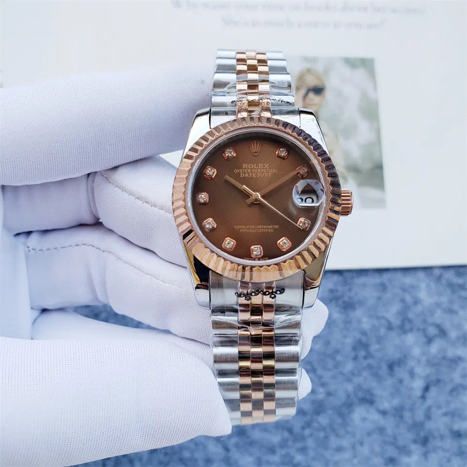 Rolex Chocolate Diamond Dial datejust
