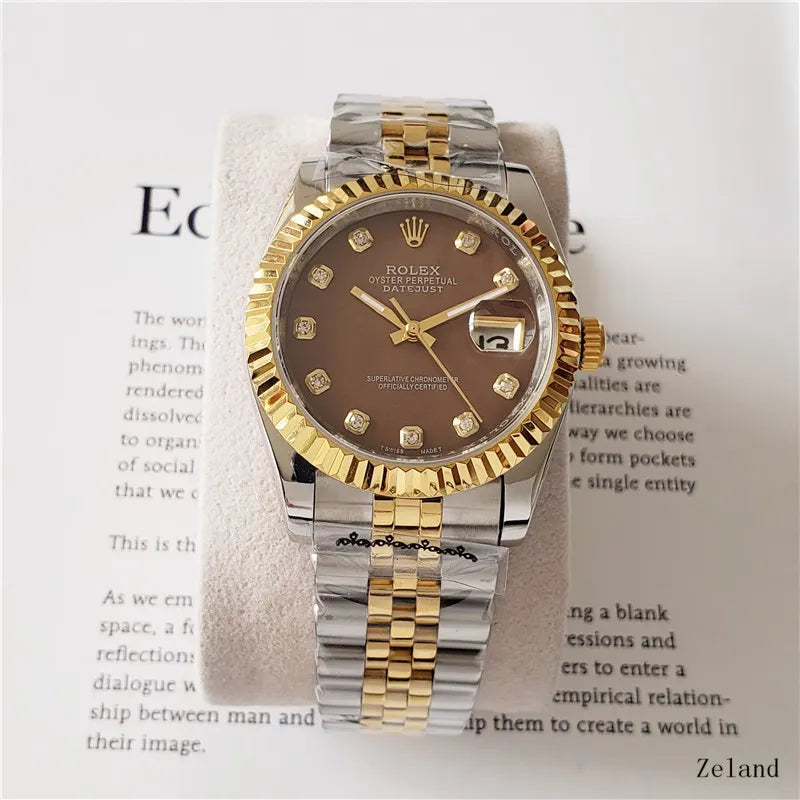 Rolex Chocolate Diamond Datejust