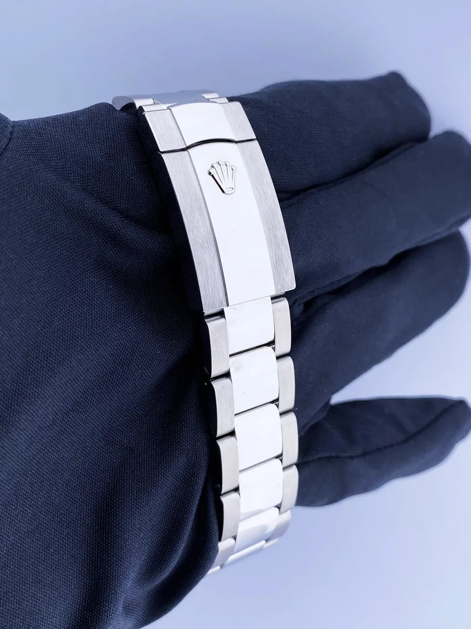 stainless Rolex Datejust Blue Roman - Hình 7