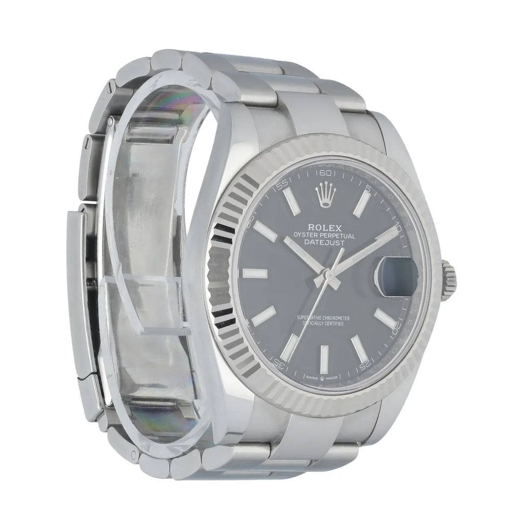 Datejust Black Dial Fluted - Hình 2