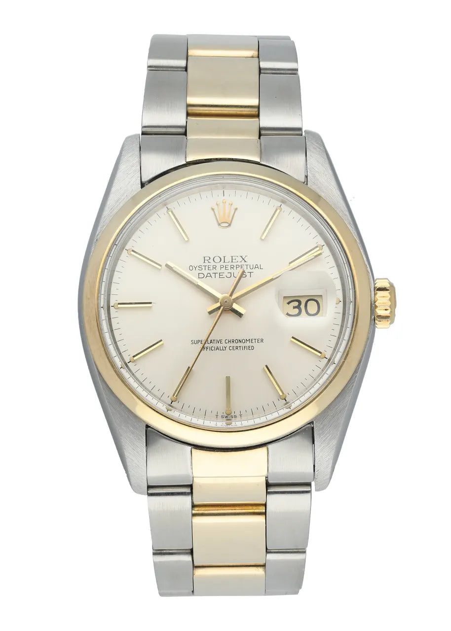 datejust steel Rolex Two-Tone Silver Dial