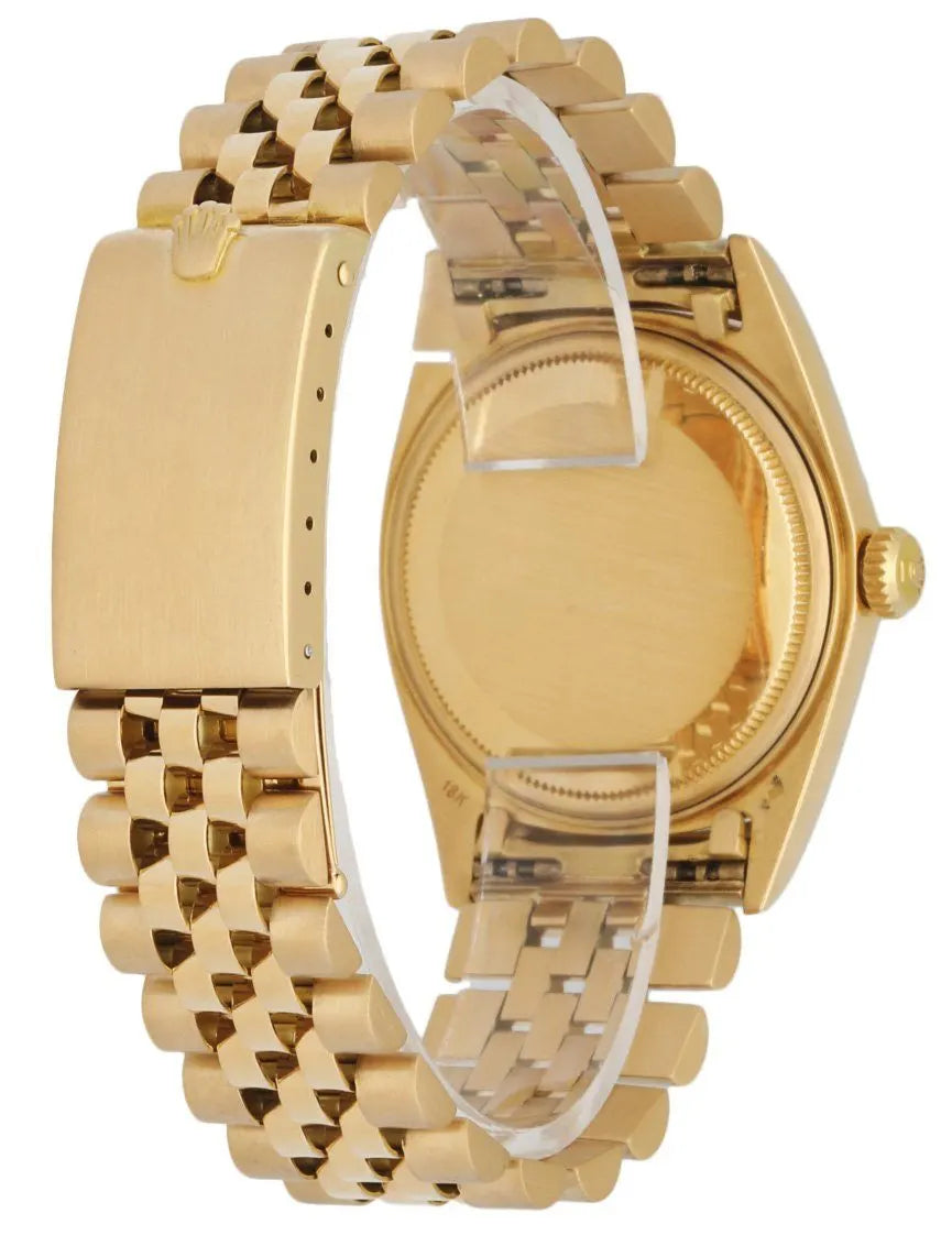datejust Rolex Gold Blue Dial - Hình 4