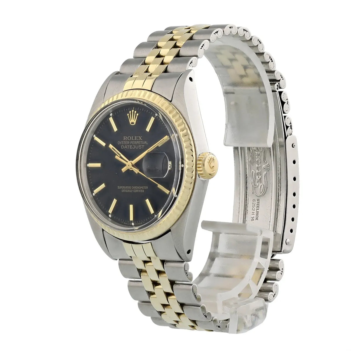 Datejust Black Dial Two-Tone - Hình 3
