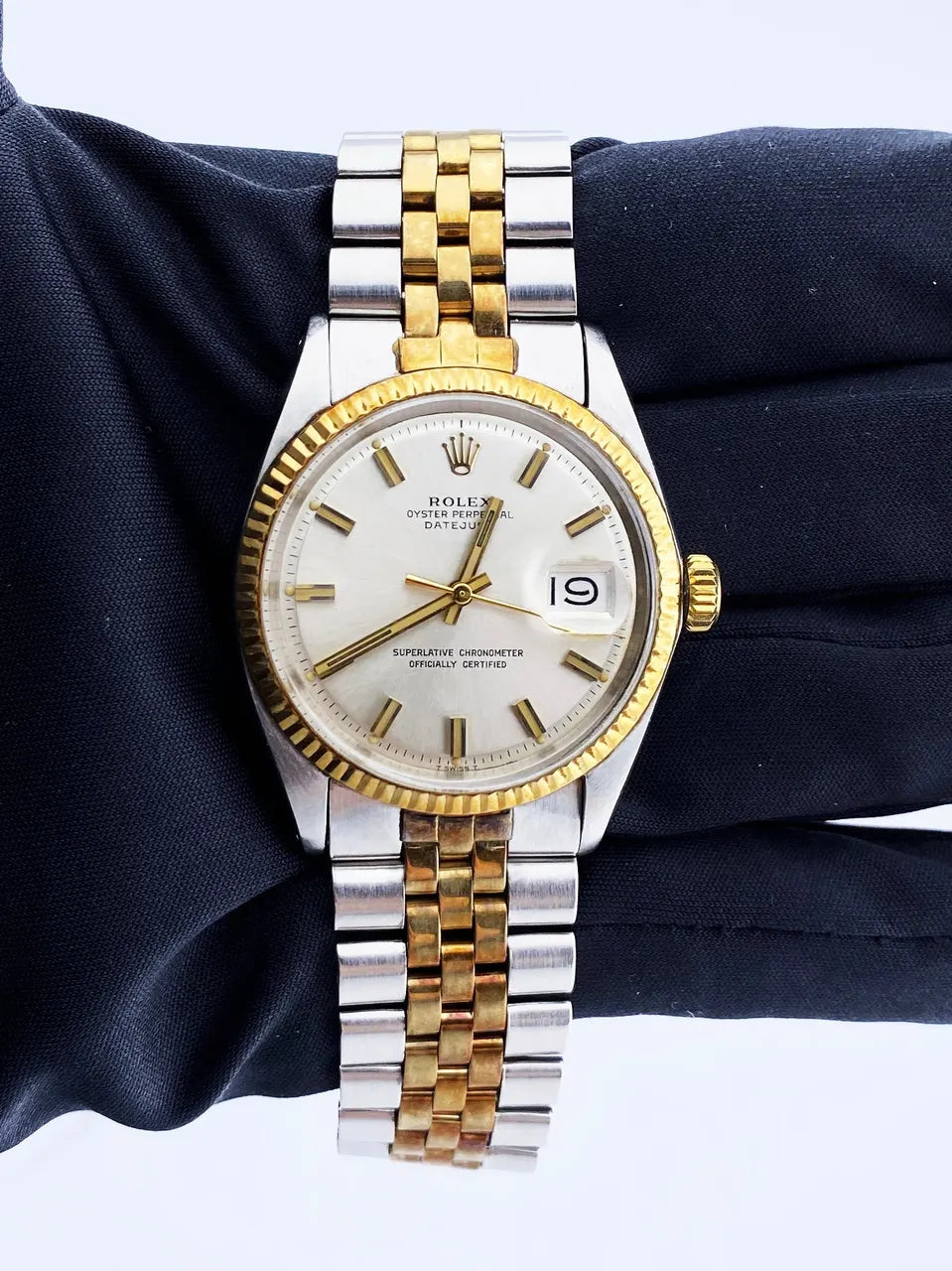 datejust Rolex Silver Dial Jubilee - Hình 2