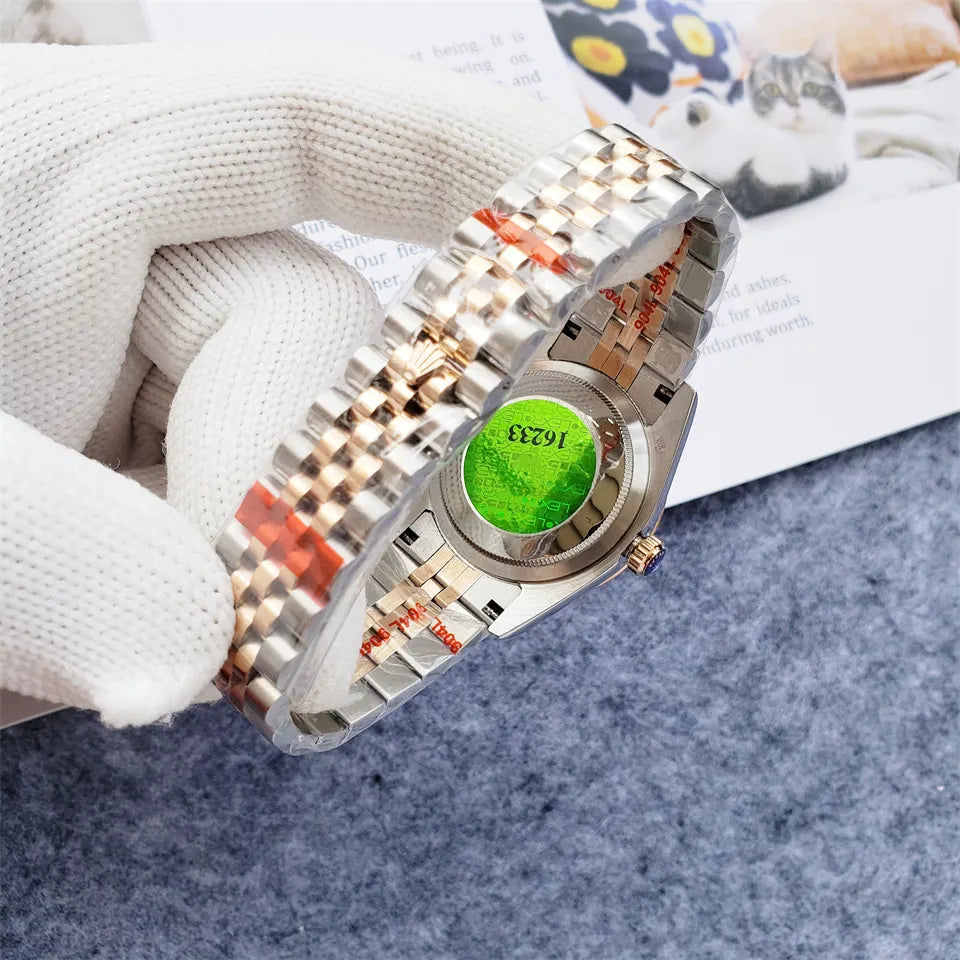 Rolex Purple Diamond Datejust - Hình 4