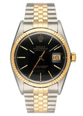 Rolex Datejust Black Dial Two-Tone jubilee – Rolex Datejust Black Dial