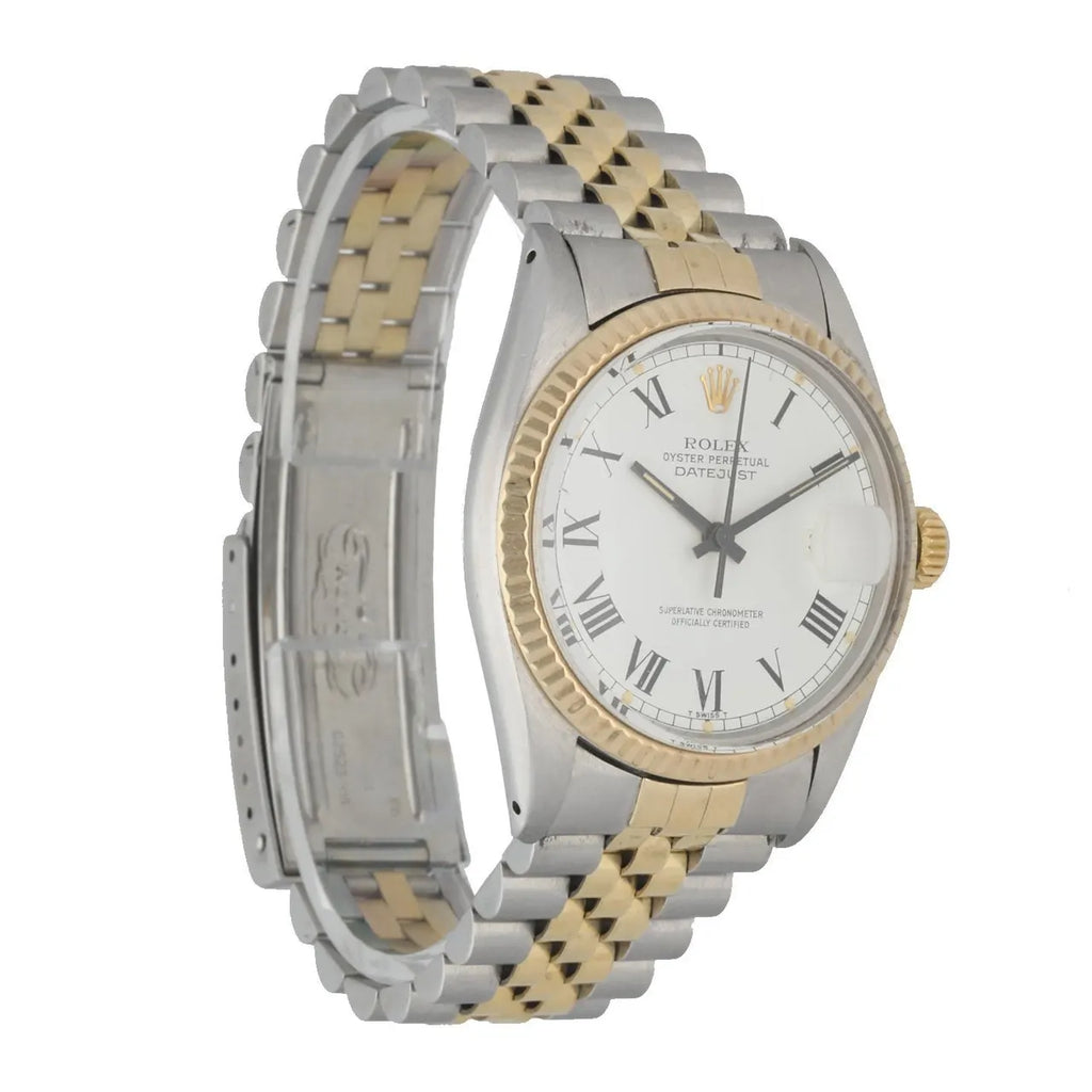Rolex White Roman Datejust Jubilee - Hình 3