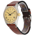 Rolex Vintage Gold Leather
