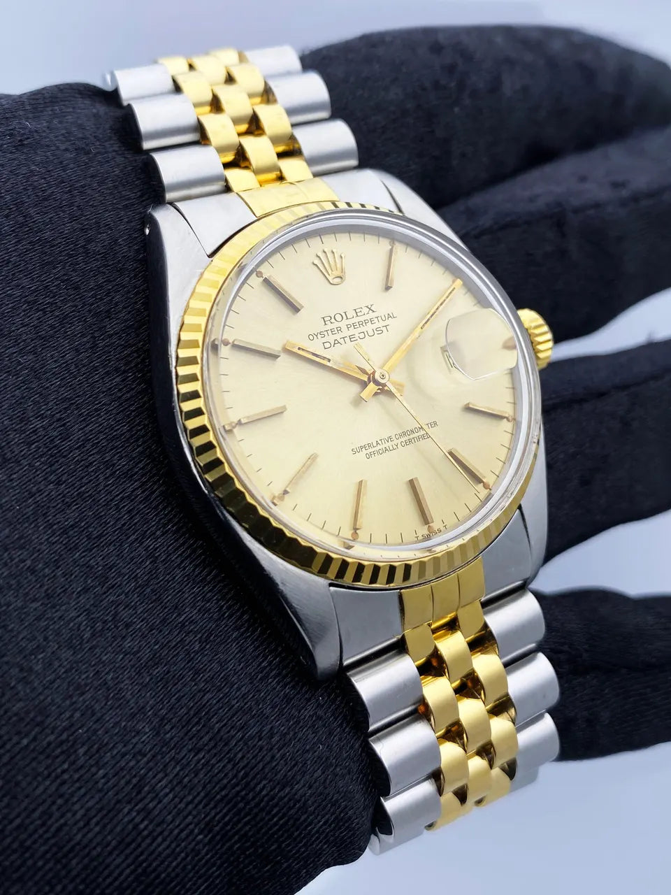 two Rolex Datejust Silver Stick Dial - Hình 3