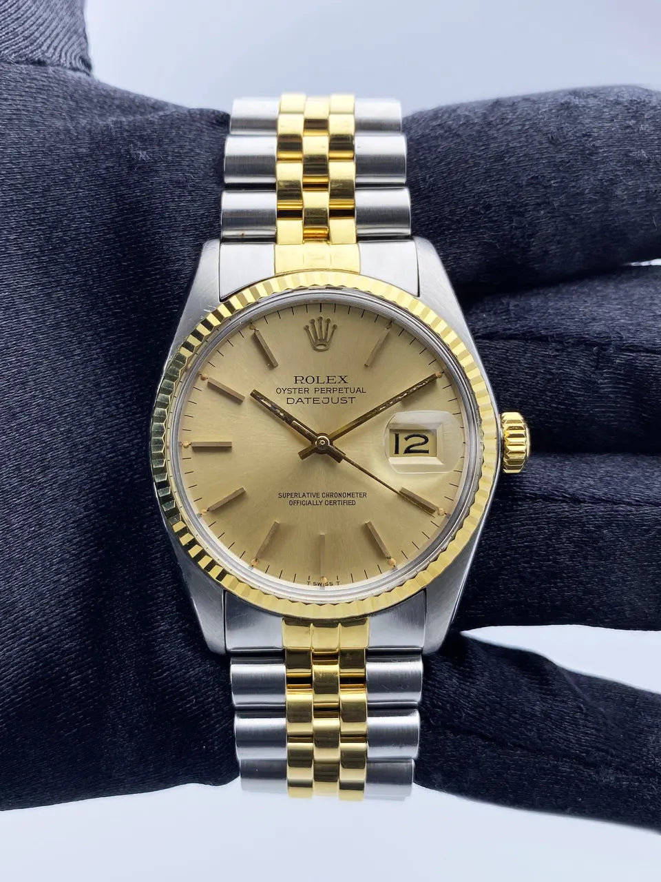 two Rolex Datejust Silver Stick Dial - Hình 2