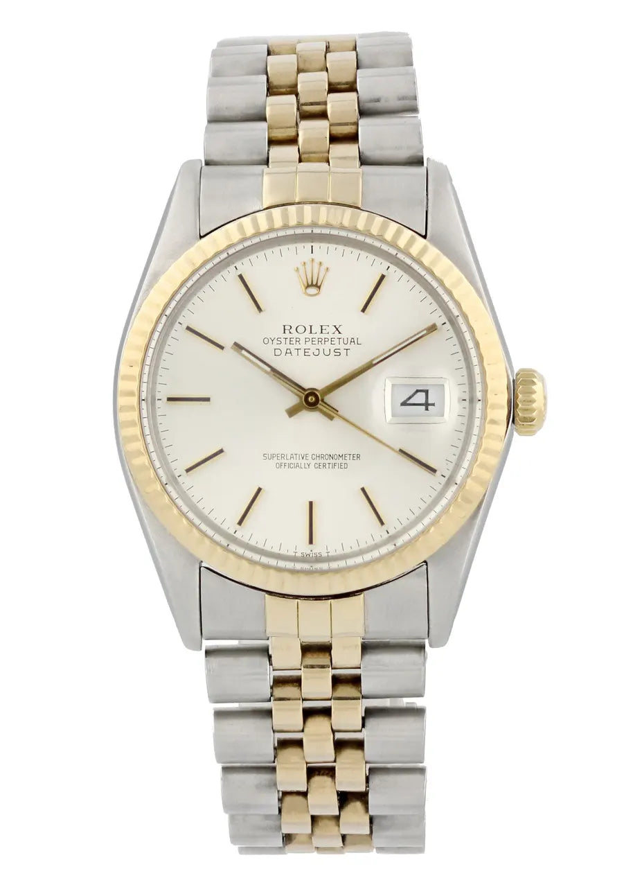 Rolex Two-Tone Silver White Datejust