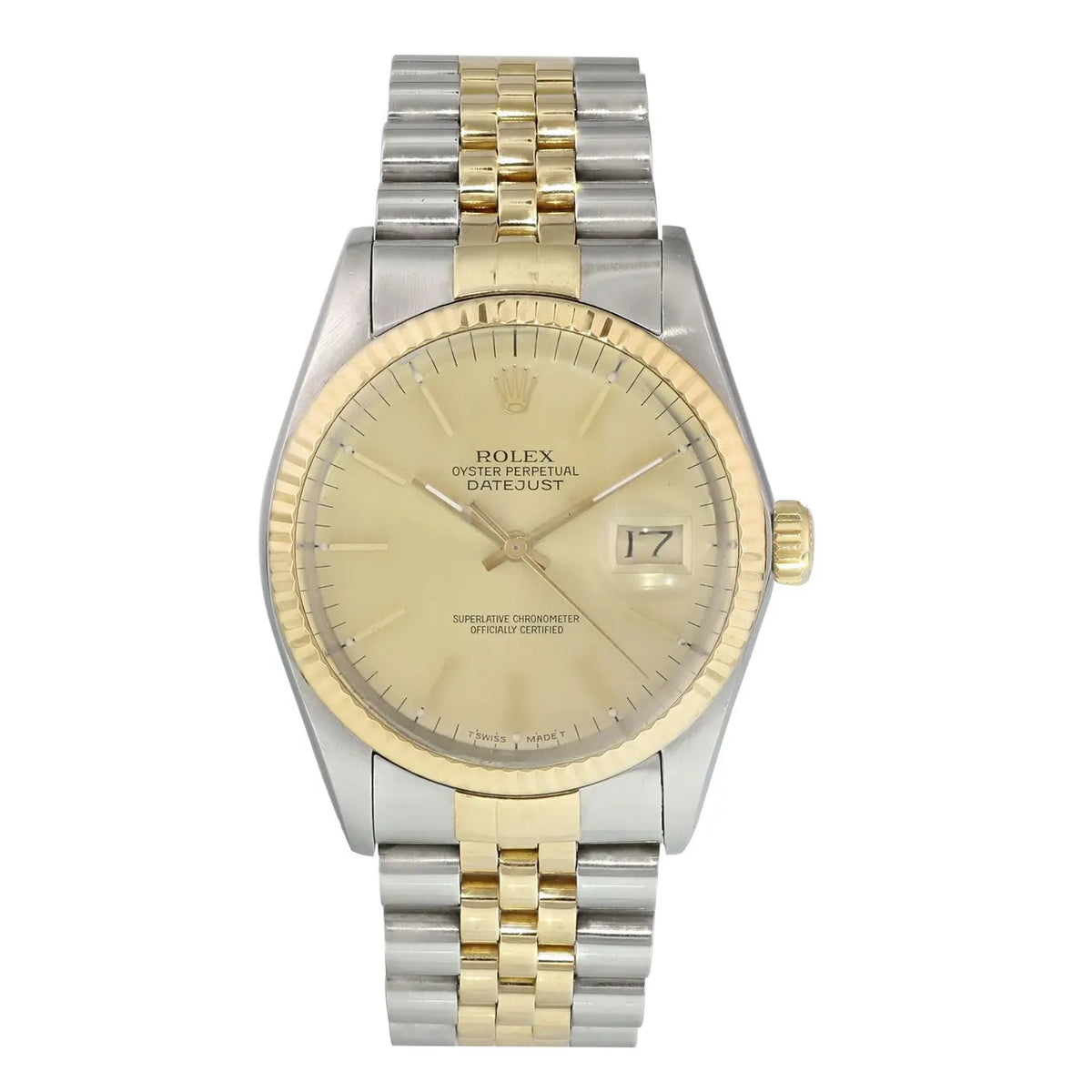 datejust Rolex Champagne Dial Two-Tone