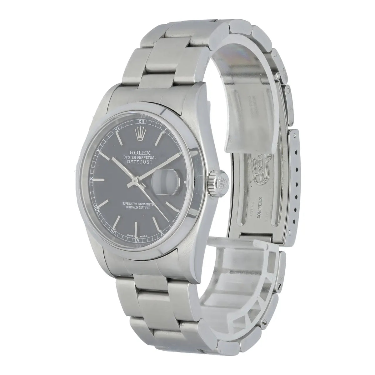 Rolex Datejust Slate Dial Steel oyster