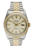 Datejust Silver Wave Dial Two-Tone