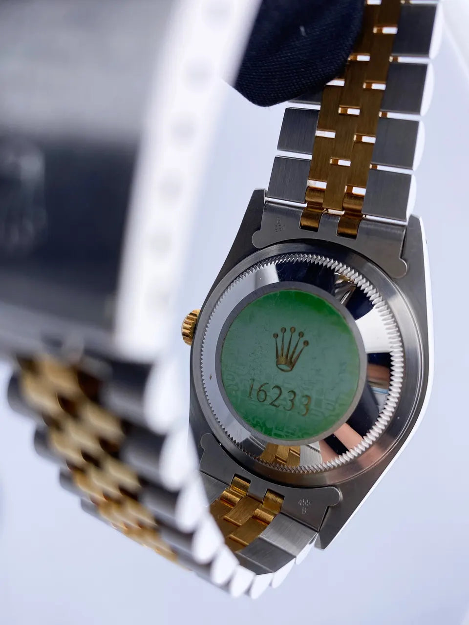 Rolex Silver Arabic Datejust - Hình 8
