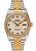 Rolex Silver Arabic Datejust