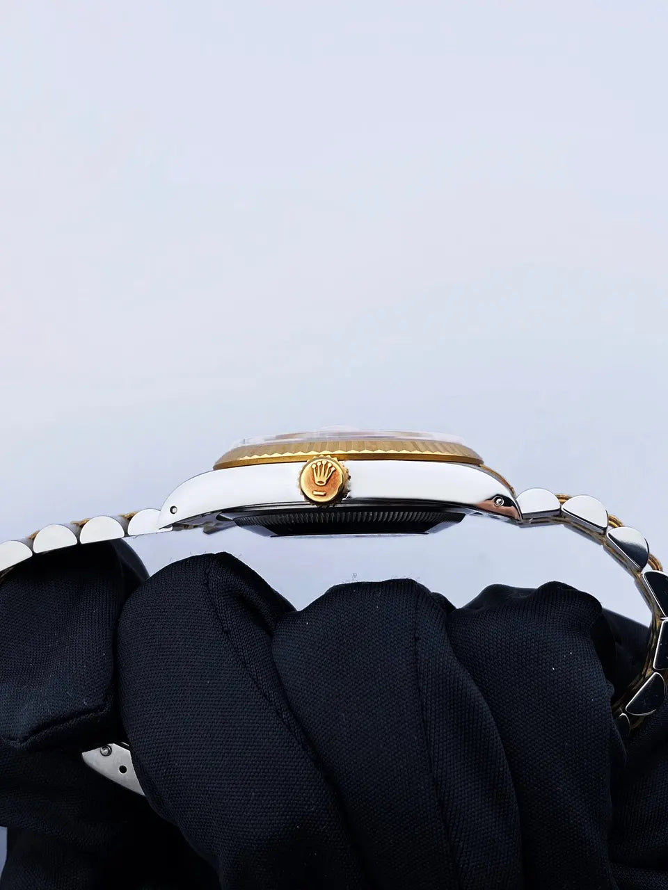 Rolex Silver Arabic Datejust - Hình 4