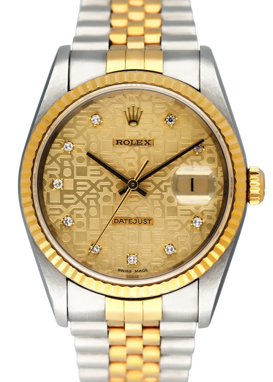 Rolex Gold Logo Dial Diamond