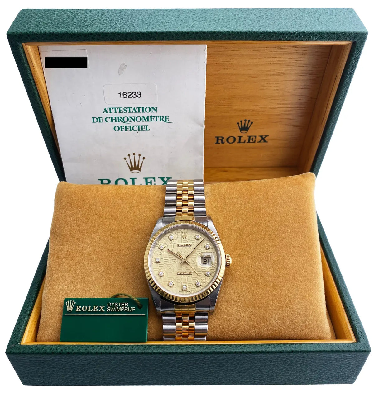 Rolex Gold Diamond Jubilee Dial - Hình 2