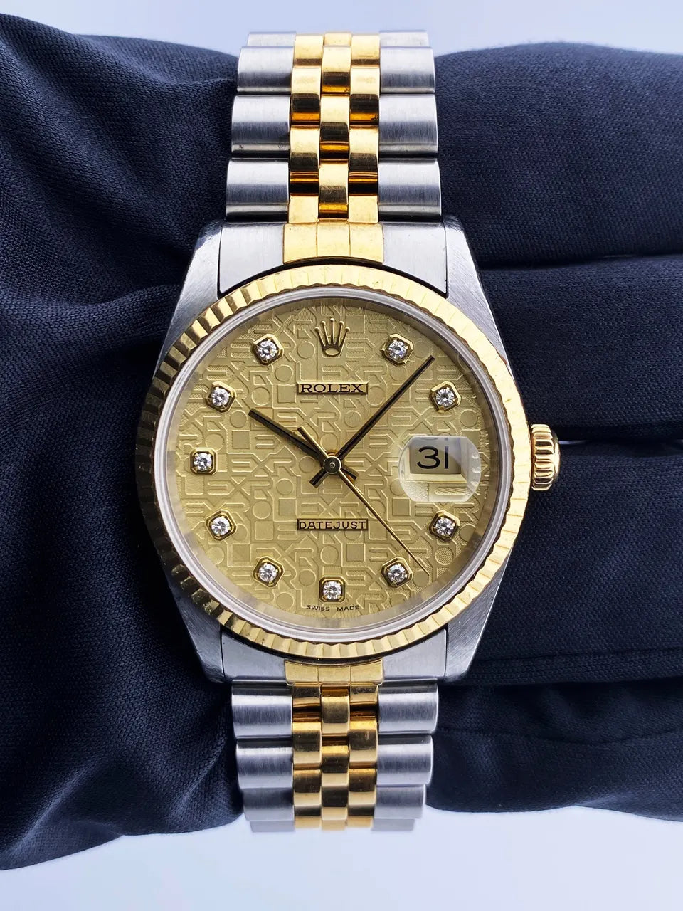 Rolex Gold Diamond Jubilee Dial - Hình 3