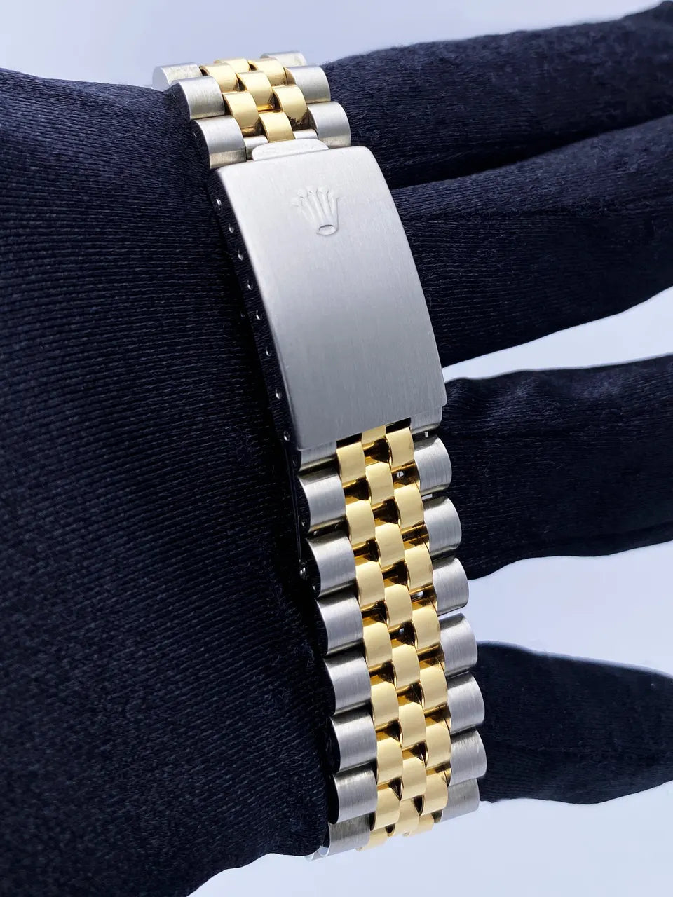 Rolex Black Dial Two-Tone Gold - Hình 6