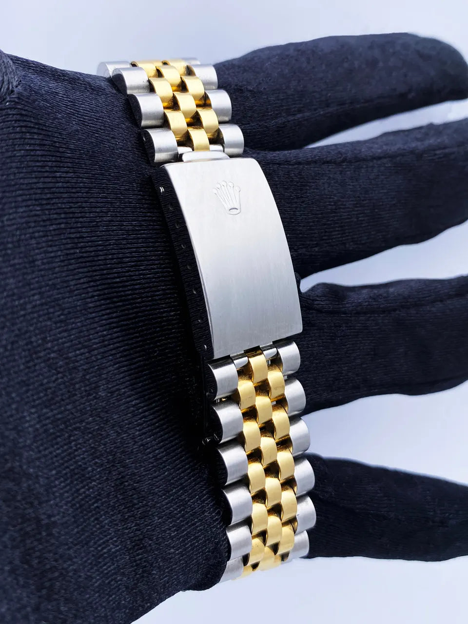 Rolex Black Dial Two-Tone - Hình 7