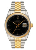 Rolex Black Dial Two-Tone