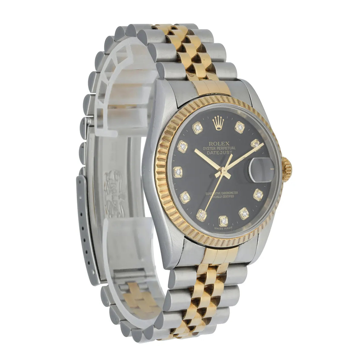 Rolex Two-Tone Slate Diamond - Hình 3