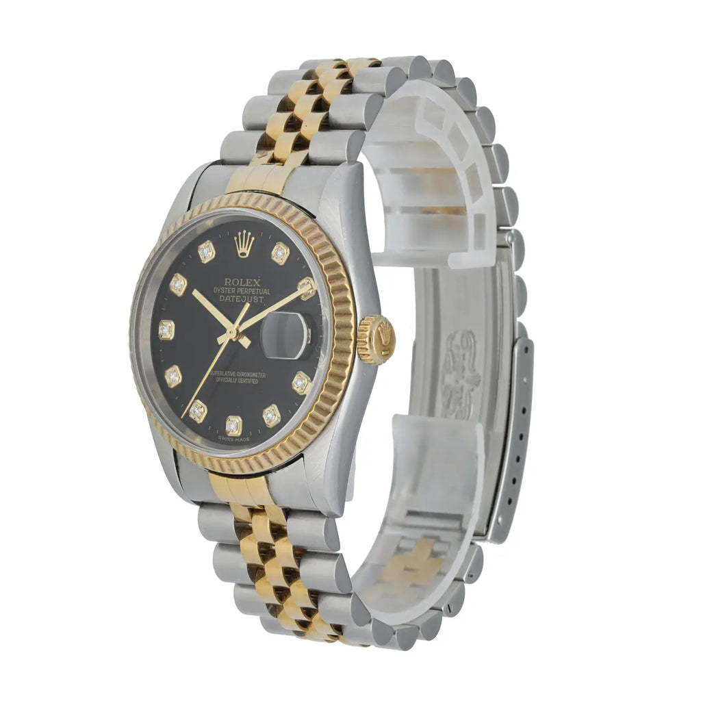 Rolex Two-Tone Slate Diamond - Hình 2