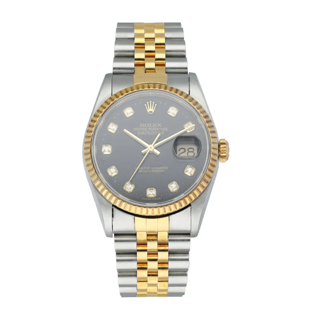 Rolex Two-Tone Slate Diamond