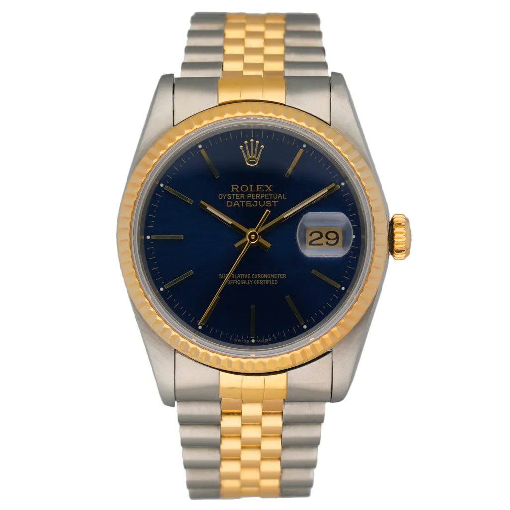 Rolex Datejust Blue Dial Two-Tone jubilee