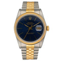 Rolex Datejust Blue Dial Two-Tone jubilee