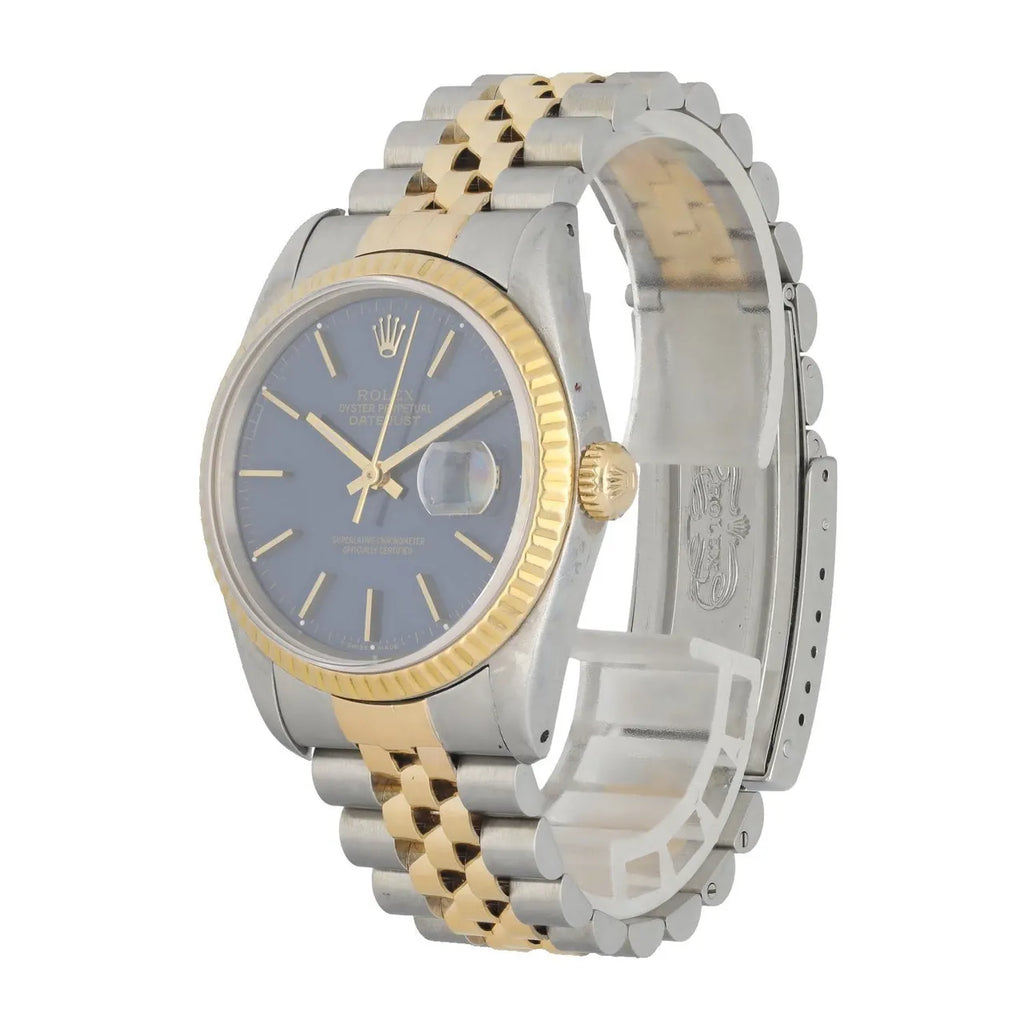 Rolex Datejust Blue Dial Two-Tone jubilee - Hình 2