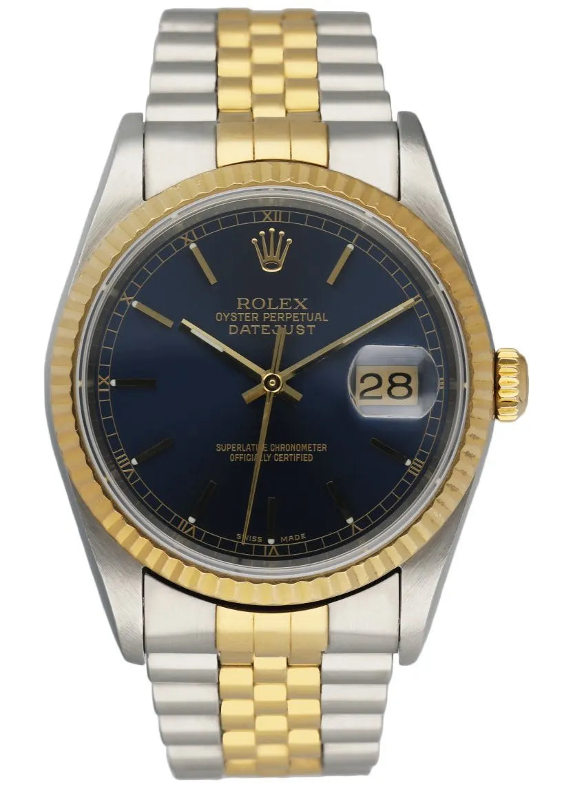 Rolex Datejust Blue Dial Jubilee – Rolex Datejust Blue Dial Two-Tone