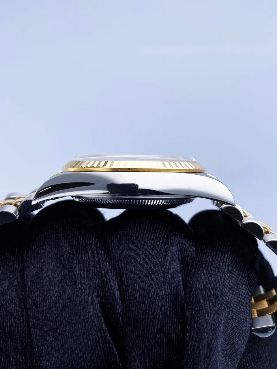 Rolex Blue Diamond Datejust Two-Tone - Hình 5