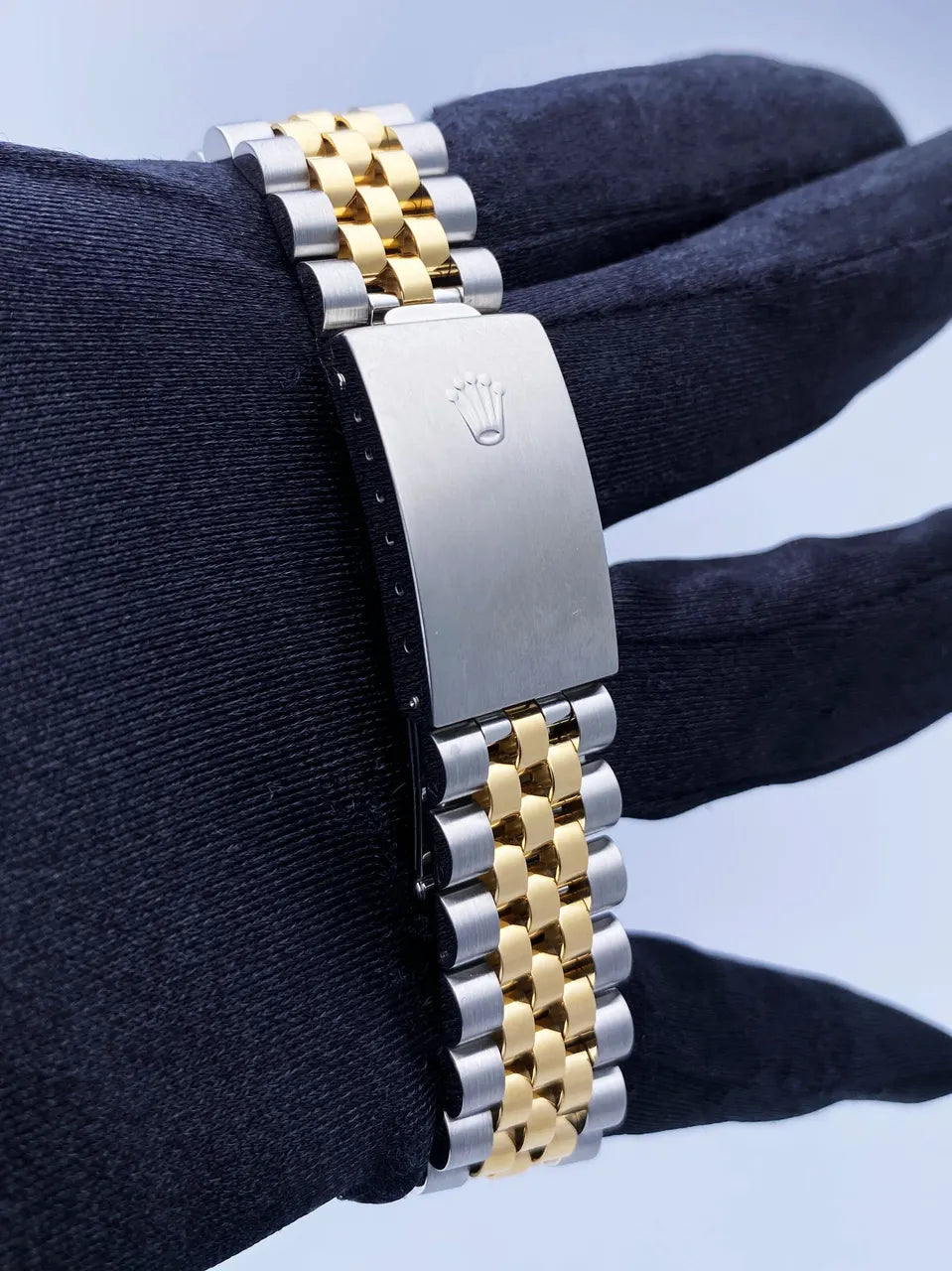 Rolex Blue Diamond Datejust Two-Tone - Hình 6