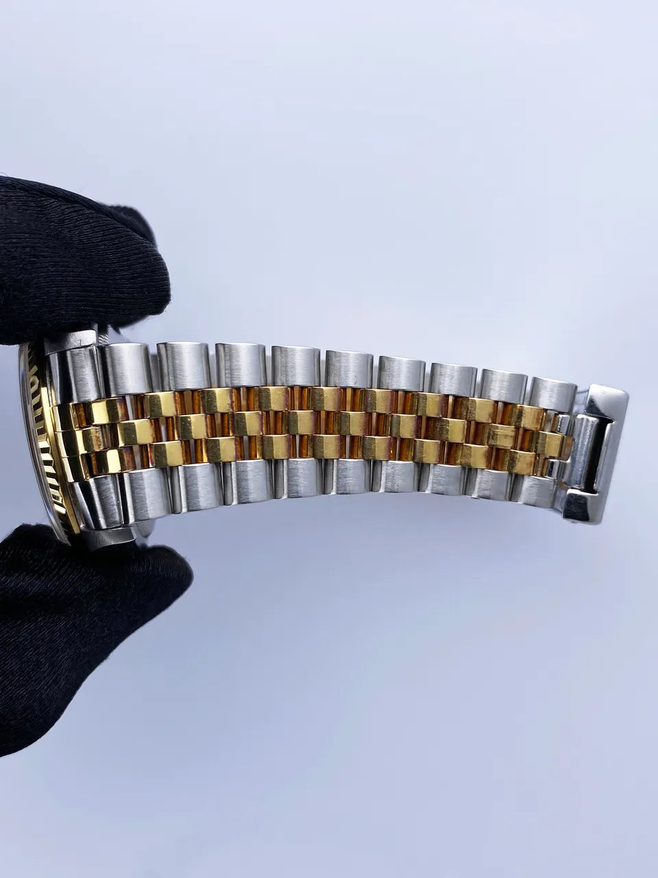 Rolex Datejust Gold Dial Steel - Hình 8