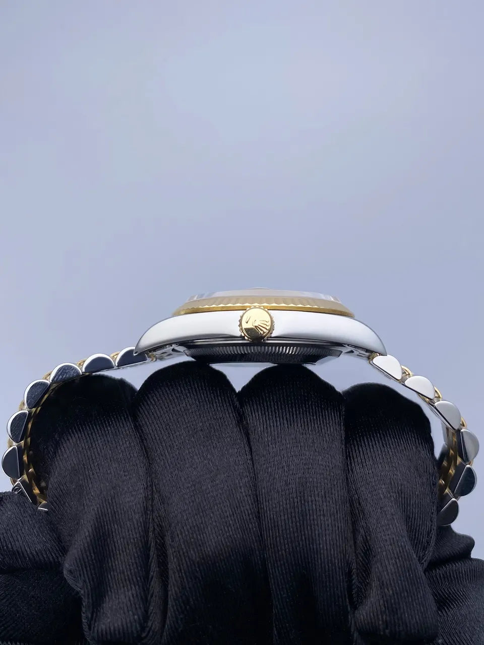 Rolex Two-Tone Gold Champagne datejust fluted - Hình 4
