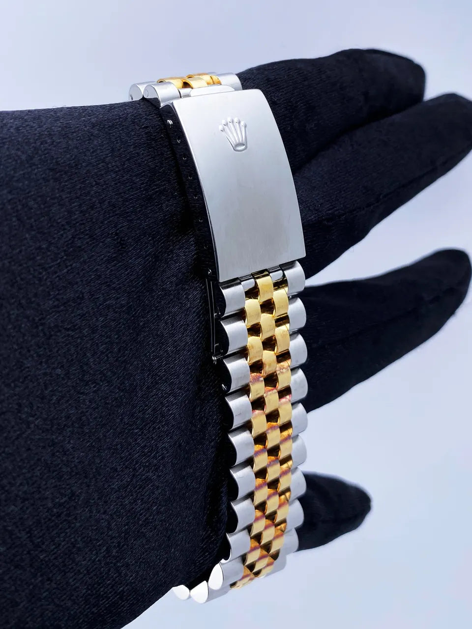 Rolex Datejust Gold Dial Steel - Hình 6