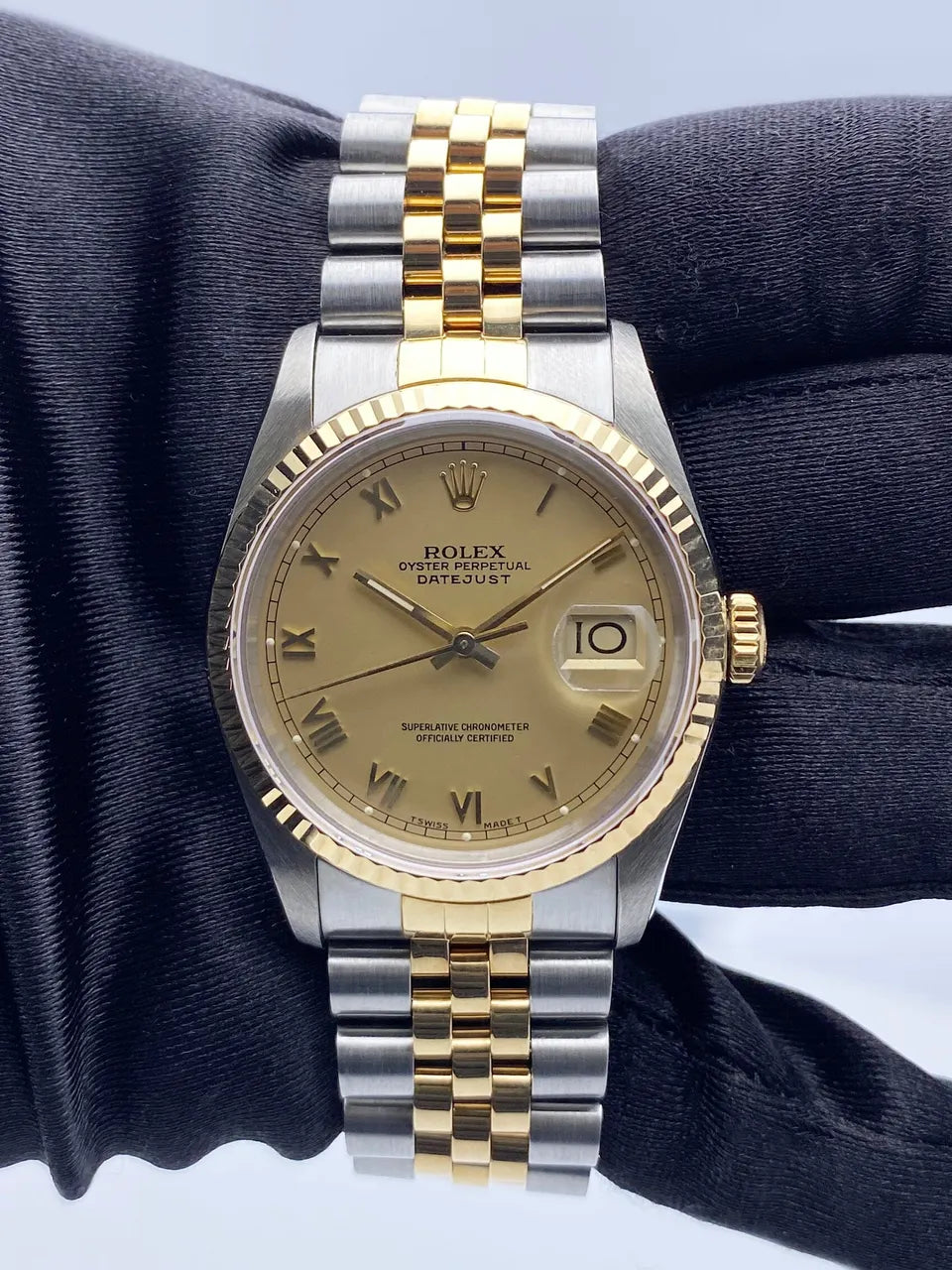Rolex Champagne Dial Two-Tone - Hình 2