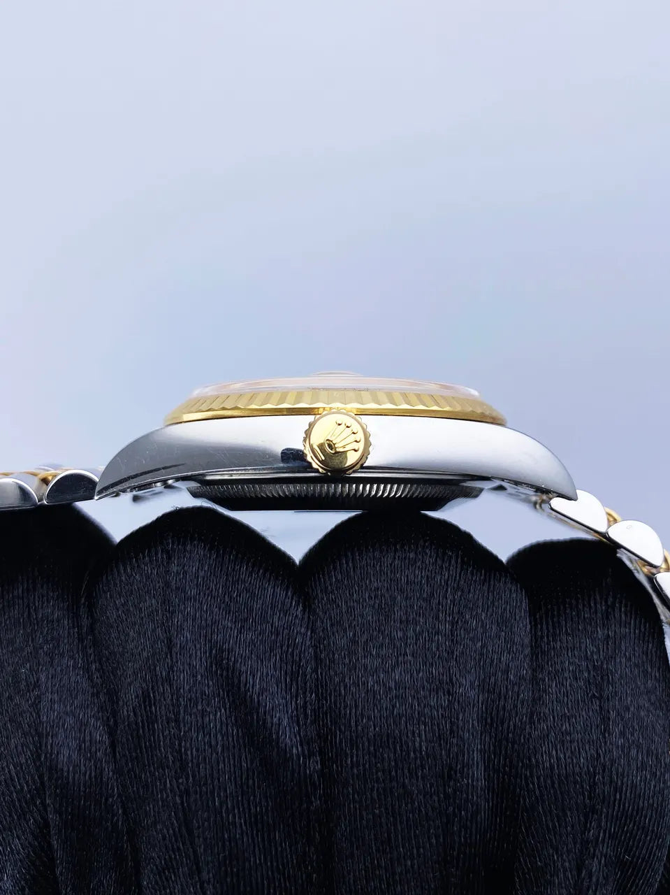 Rolex Datejust Gold Dial Steel - Hình 4
