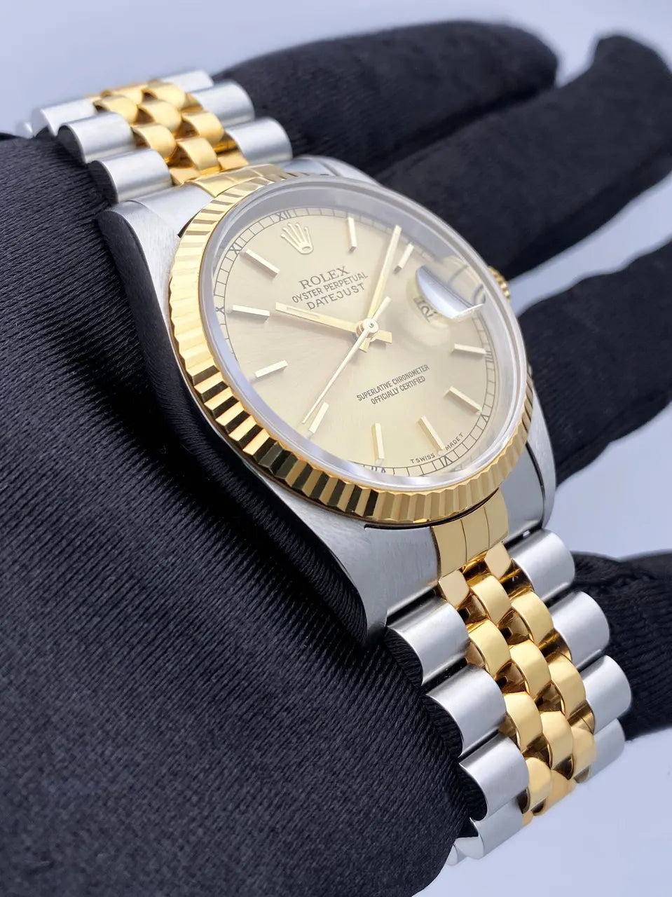 Rolex Gold Dial Two-Tone Steel - Hình 2